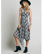 Free People Dime A Dozen Midi Dress - Lyst