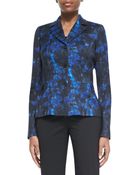 Lafayette 148 New York Polly Printed Peplum Jacket - Lyst