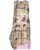 Hache Short Dress - Lyst