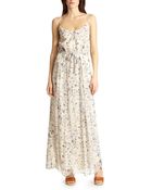 Joie Marucheka Floral-Print Silk Maxi Dress - Lyst