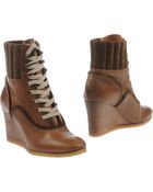 Chloé Ankle Boots - Lyst