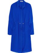 Acne Studios Silk Crepe De Chine Shirt Dress - Lyst