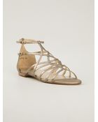 Stuart Weitzman Loop Gladiator Sandals - Lyst