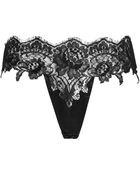 Rosamosario Silk Satin Lace Thong - Lyst