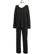 Donna Karan New York Two Piece Modal Pajamas - Lyst