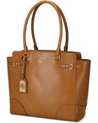 Lauren by Ralph Lauren Zip Top Tote - Lyst