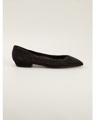 Giuseppe Zanotti Pointed Toe Ballerinas - Lyst