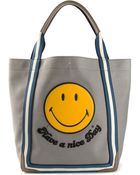 Anya Hindmarch Smiley Pont Tote Bag - Lyst