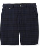 Beams Plus Slim Fit Plaid Cotton Shorts - Lyst