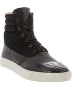 Alexander McQueen Vacuum-Studded High-Top Sneakers - Lyst