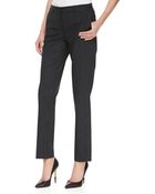 Michael Kors Pinstriped Straight-leg Slim Pants - Lyst