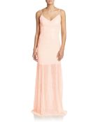 Erin by Erin Fetherston Julie Sequined Chiffon Gown - Lyst