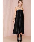Nasty Gal Shape Shifter Pleated Dress - Lyst
