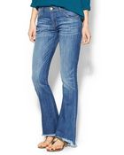 Current/Elliott The Flip Flop Frayed Hem Bootcut Jeans - Lyst