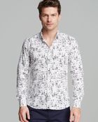 Hugo Boss Hugo Ero Ink Pattern Sport Shirt Regular Fit - Lyst