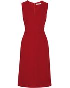 Victoria, Victoria Beckham Double-Faced Wool-Crepe Dress - Lyst