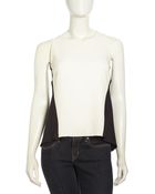 Sachin & Babi Colorblock Stretch Voile Tank Top - Lyst
