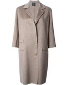 Agnona Classic Single Breasted Coat - Lyst
