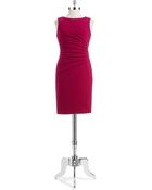 Ivanka Trump Sunburst Side-Pleat Dress - Lyst