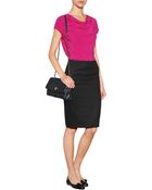 Etro Silk Draped Neck Top - Lyst