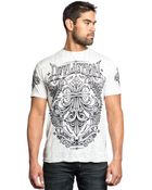 Affliction Corroded Graphic Tshirt - Lyst