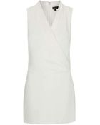 Topshop Tuxe Skort Playsuit - Lyst