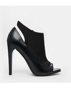 Asos Empire State Of Mind Peep Toe Shoe Boots - Lyst