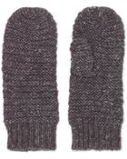 Whistles Link Stitch Mitten - Lyst