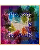 Onikann Silk Peacock Foulard - Lyst