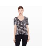 Club Monaco Sunny Burnout Tee - Lyst