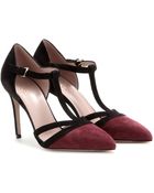 Gucci Suede Pumps - Lyst