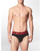 Calvin Klein Power Red Cotton Hip Brief - Lyst