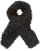 Barneys New York Fur Scarf - Lyst