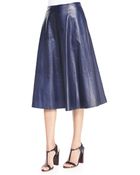 Lafayette 148 New York Suzie Lambskin Skirt - Lyst