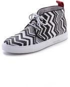 Del Toro Zigzag Raffia Chukkas - Lyst