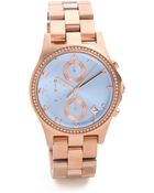 Marc By Marc Jacobs Henry Chrono Glitz Watch - Lyst