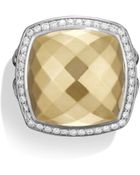 David Yurman Albion Ring With Diamonds And Gold - Lyst