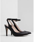 Pull&Bear Pointed Toe Court Shoes with Ankle Strap - Lyst