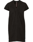 Rick Owens Plinth Oversized Leather Top - Lyst