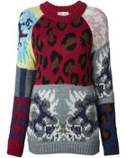 Tak.ori Mixed Pattern Sweater - Lyst