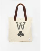 Wood Wood Canvas Tote Bag - Lyst