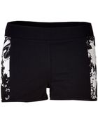 Chloé Jacquard Crepe Fringed Shorts - Lyst