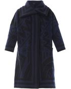 Burberry Prorsum Wool and Cashmere Blanket Coat - Lyst