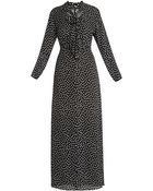 BCBGMAXAZRIA Alicha Tie-Neck Gown - Lyst