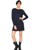 Kai Aakmann Draped Back Viscose Jersey Dress - Lyst
