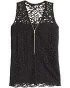 The Kooples Lace Top - Lyst