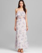 Joie Maxi Dress - Rominette Watercolor Floral Silk - Lyst