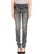 Cheap Monday Denim Trousers - Lyst