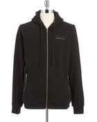 Guess Solid Hoodie - Lyst