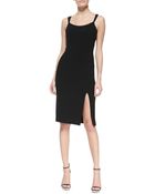 Michael Kors Crepe Tank Sheath Dress with Slit - Lyst